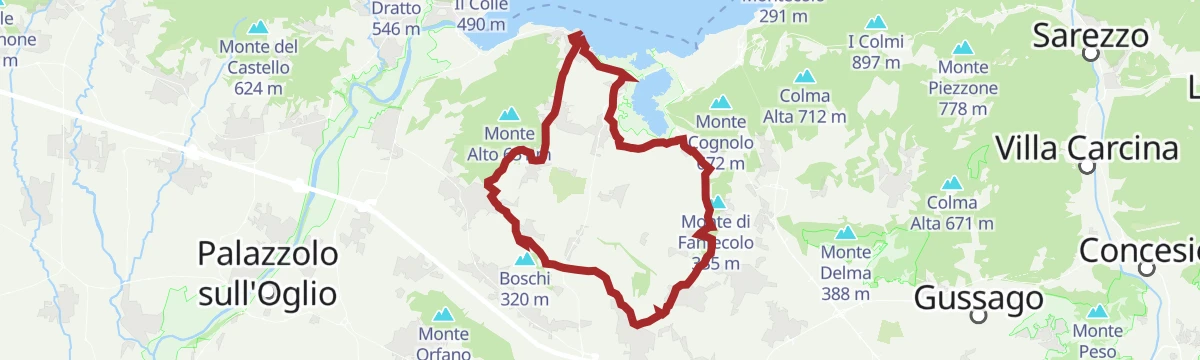 Route map: Anello piccolo